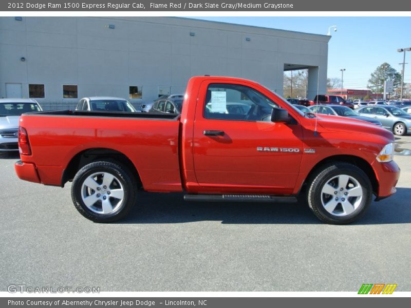 Flame Red / Dark Slate Gray/Medium Graystone 2012 Dodge Ram 1500 Express Regular Cab