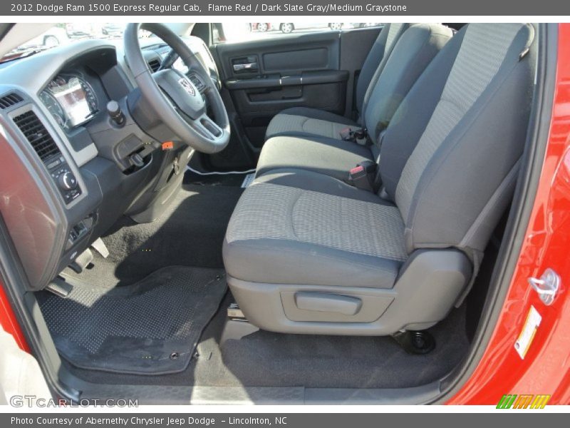 Flame Red / Dark Slate Gray/Medium Graystone 2012 Dodge Ram 1500 Express Regular Cab