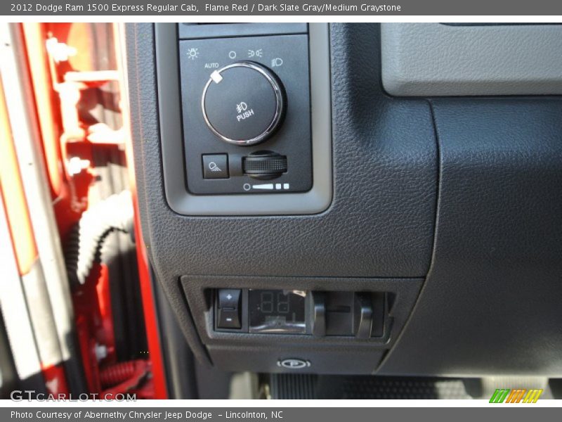 Flame Red / Dark Slate Gray/Medium Graystone 2012 Dodge Ram 1500 Express Regular Cab