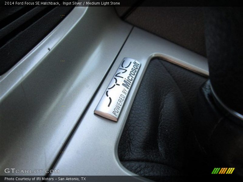 Ingot Silver / Medium Light Stone 2014 Ford Focus SE Hatchback