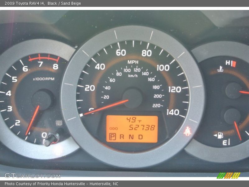 Black / Sand Beige 2009 Toyota RAV4 I4