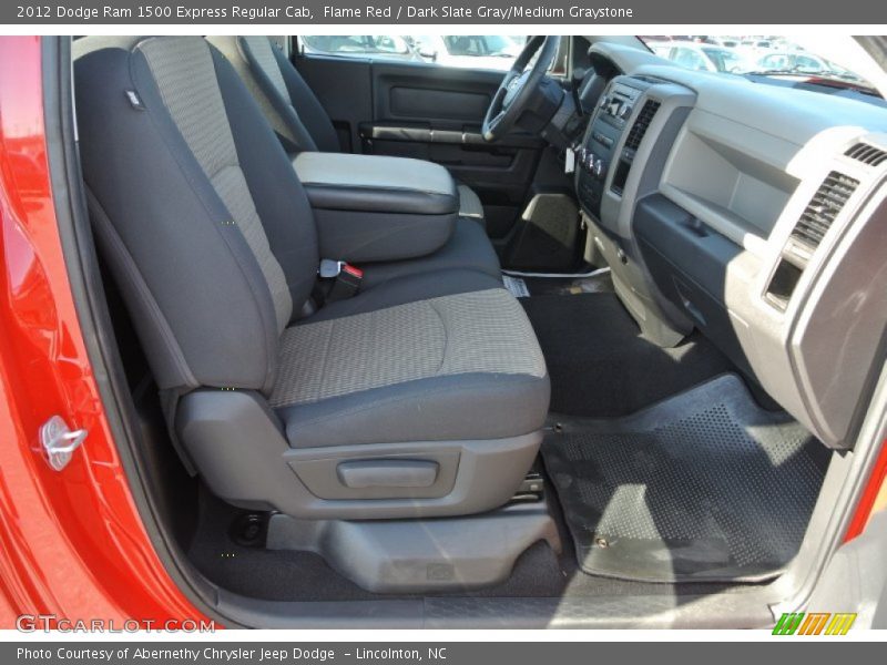 Flame Red / Dark Slate Gray/Medium Graystone 2012 Dodge Ram 1500 Express Regular Cab