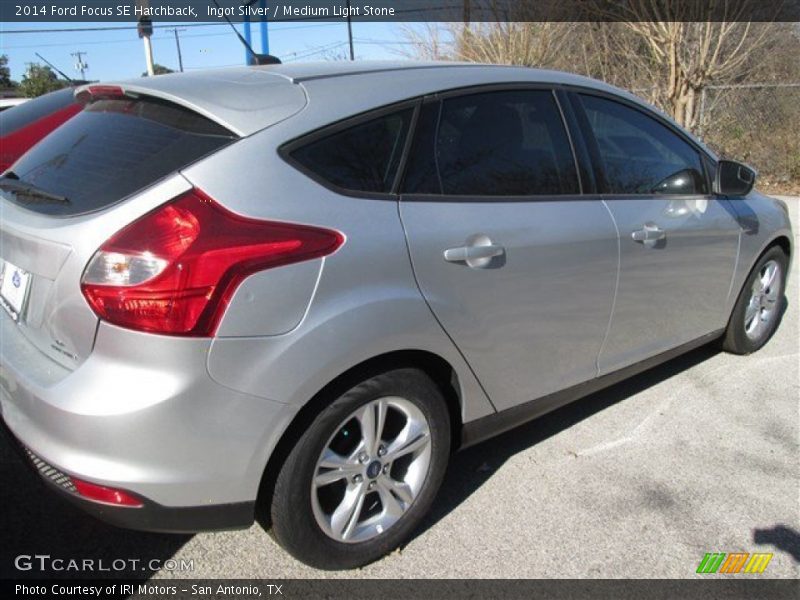 Ingot Silver / Medium Light Stone 2014 Ford Focus SE Hatchback