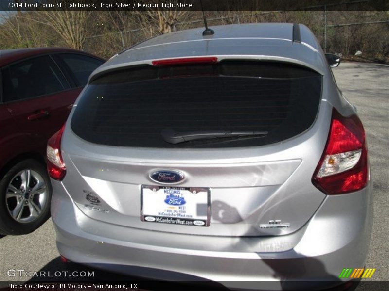 Ingot Silver / Medium Light Stone 2014 Ford Focus SE Hatchback