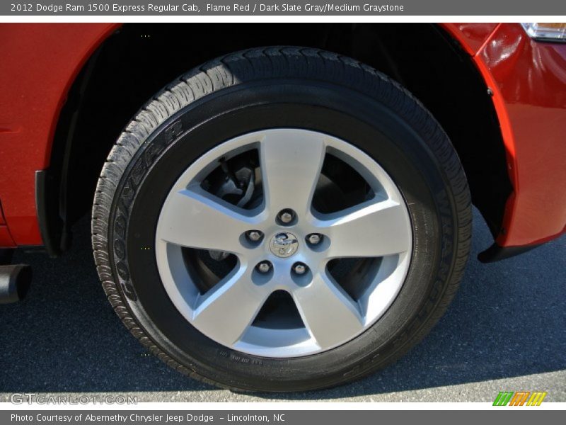 Flame Red / Dark Slate Gray/Medium Graystone 2012 Dodge Ram 1500 Express Regular Cab