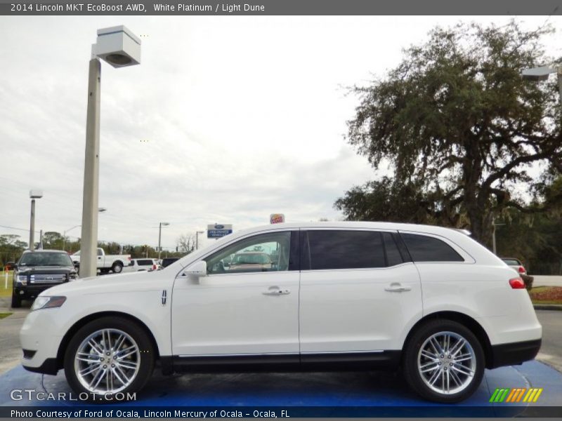  2014 MKT EcoBoost AWD White Platinum
