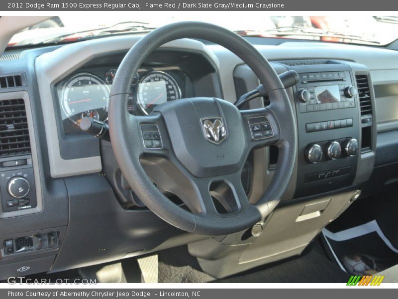 Flame Red / Dark Slate Gray/Medium Graystone 2012 Dodge Ram 1500 Express Regular Cab