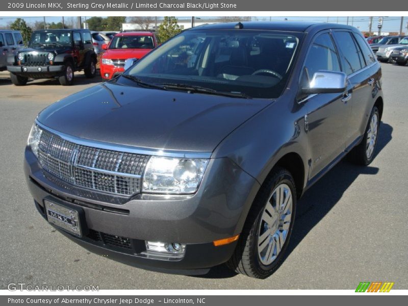 Sterling Grey Metallic / Limited Charcoal Black/Light Stone 2009 Lincoln MKX