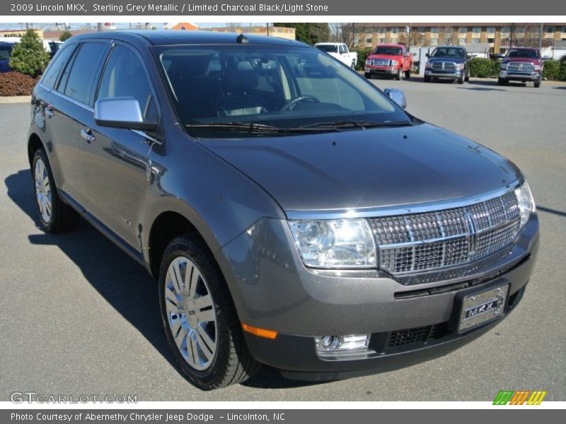 Sterling Grey Metallic / Limited Charcoal Black/Light Stone 2009 Lincoln MKX