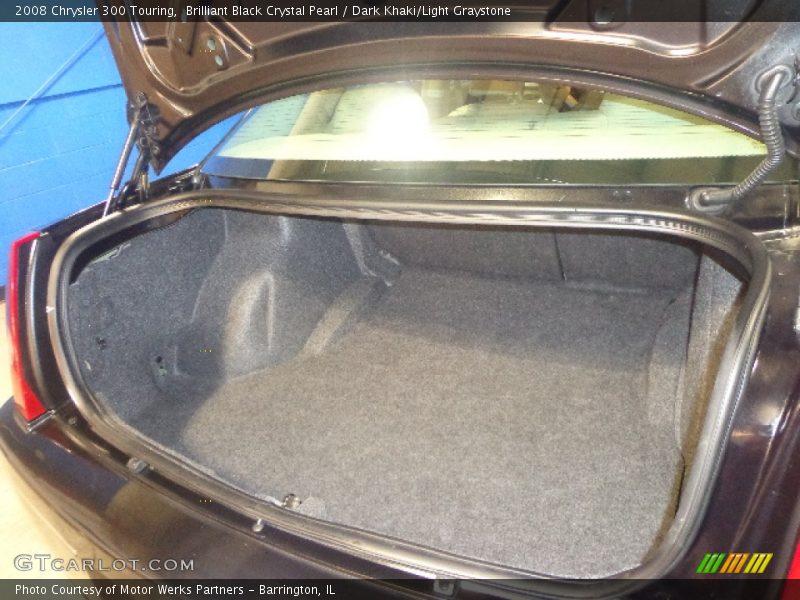 Brilliant Black Crystal Pearl / Dark Khaki/Light Graystone 2008 Chrysler 300 Touring