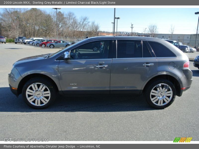 Sterling Grey Metallic / Limited Charcoal Black/Light Stone 2009 Lincoln MKX