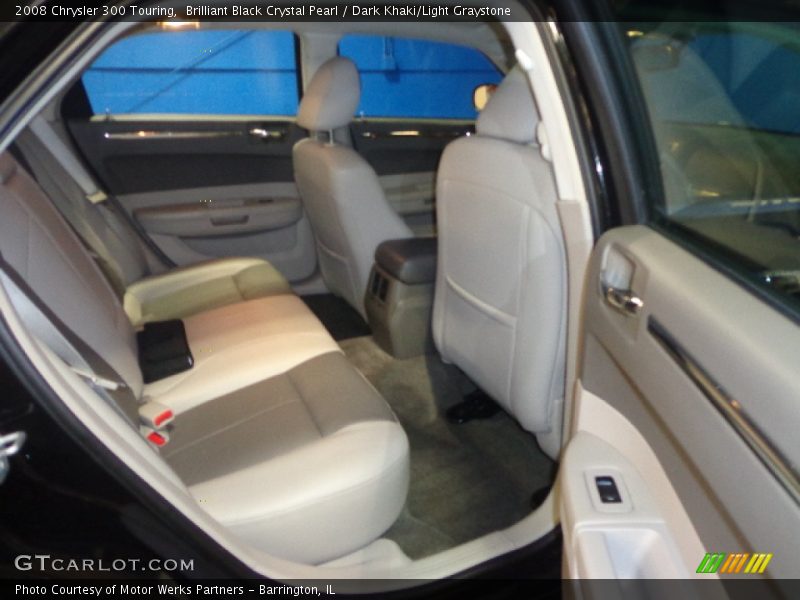 Brilliant Black Crystal Pearl / Dark Khaki/Light Graystone 2008 Chrysler 300 Touring