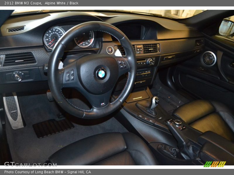 Alpine White / Black 2012 BMW M3 Coupe