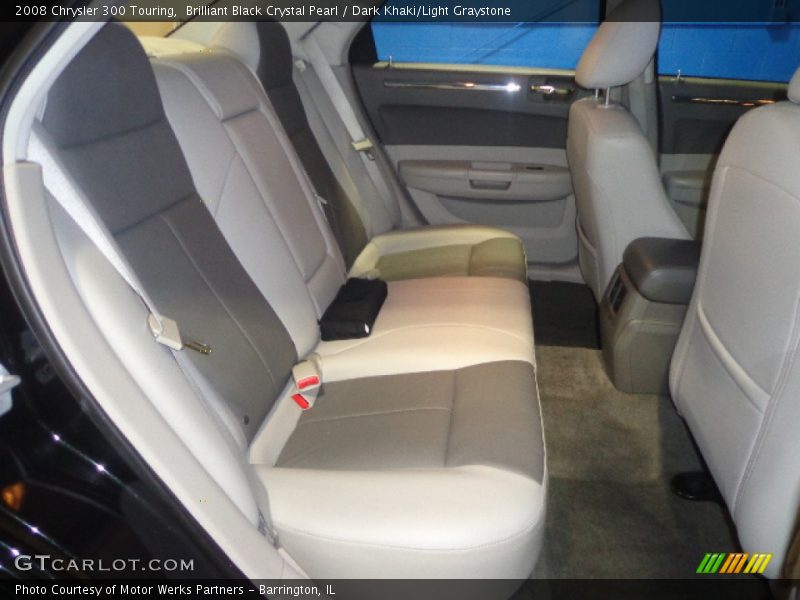 Brilliant Black Crystal Pearl / Dark Khaki/Light Graystone 2008 Chrysler 300 Touring