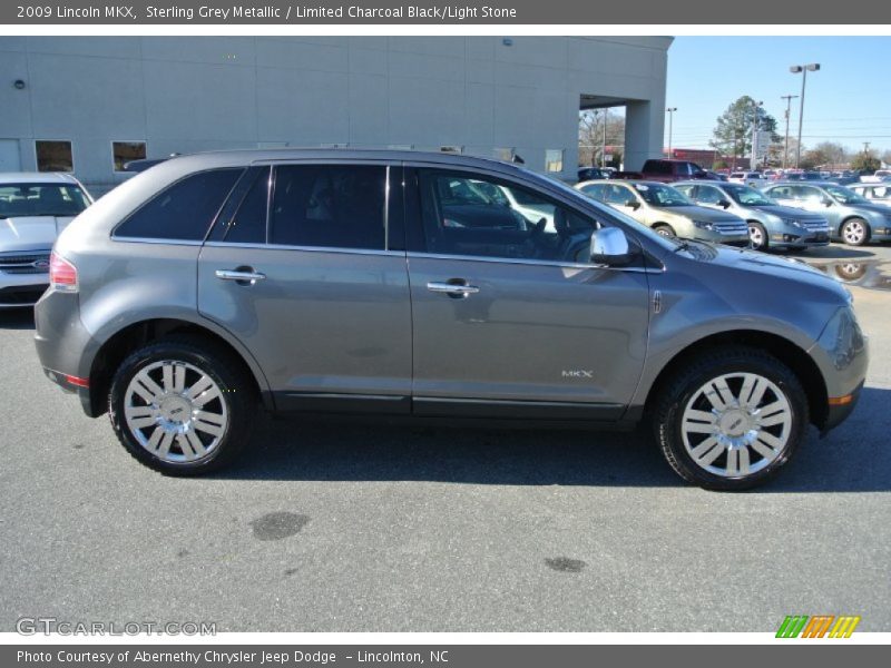 Sterling Grey Metallic / Limited Charcoal Black/Light Stone 2009 Lincoln MKX