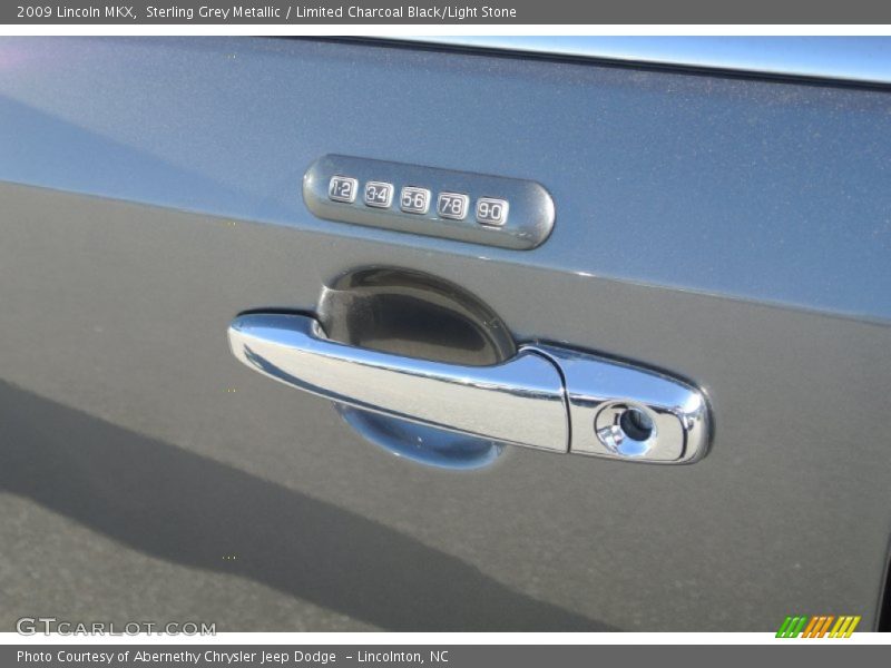Sterling Grey Metallic / Limited Charcoal Black/Light Stone 2009 Lincoln MKX