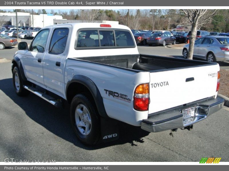 Super White / Charcoal 2004 Toyota Tacoma V6 TRD Double Cab 4x4