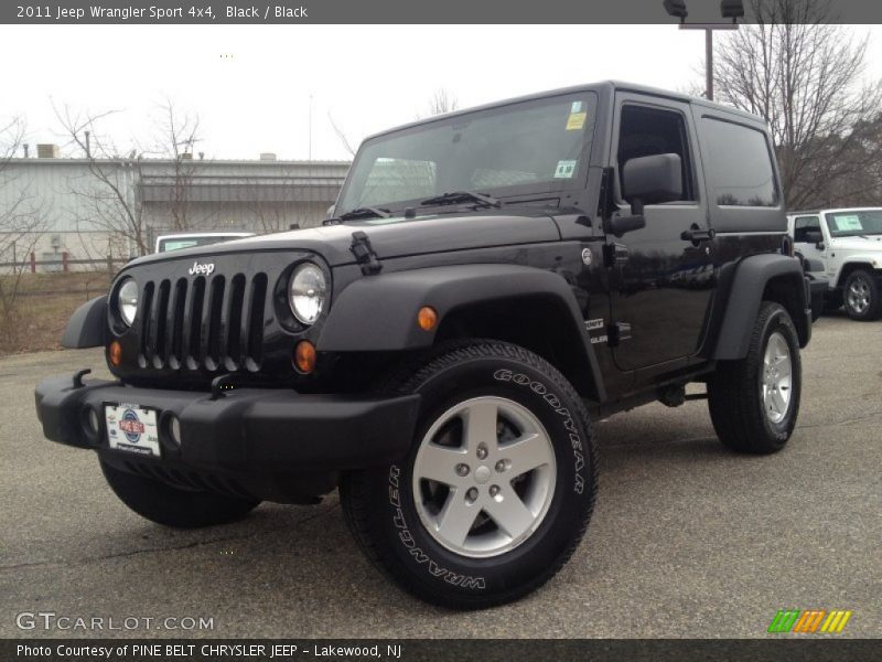 Black / Black 2011 Jeep Wrangler Sport 4x4