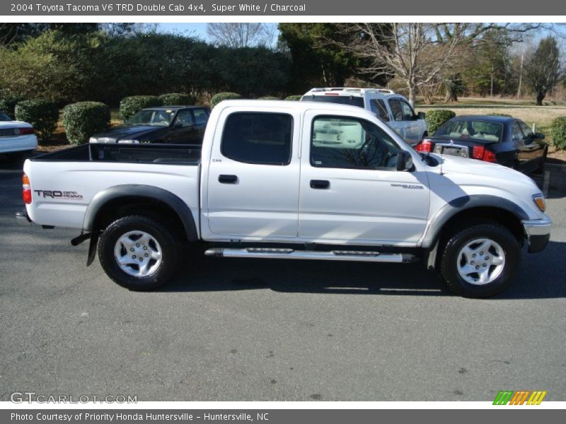 Super White / Charcoal 2004 Toyota Tacoma V6 TRD Double Cab 4x4