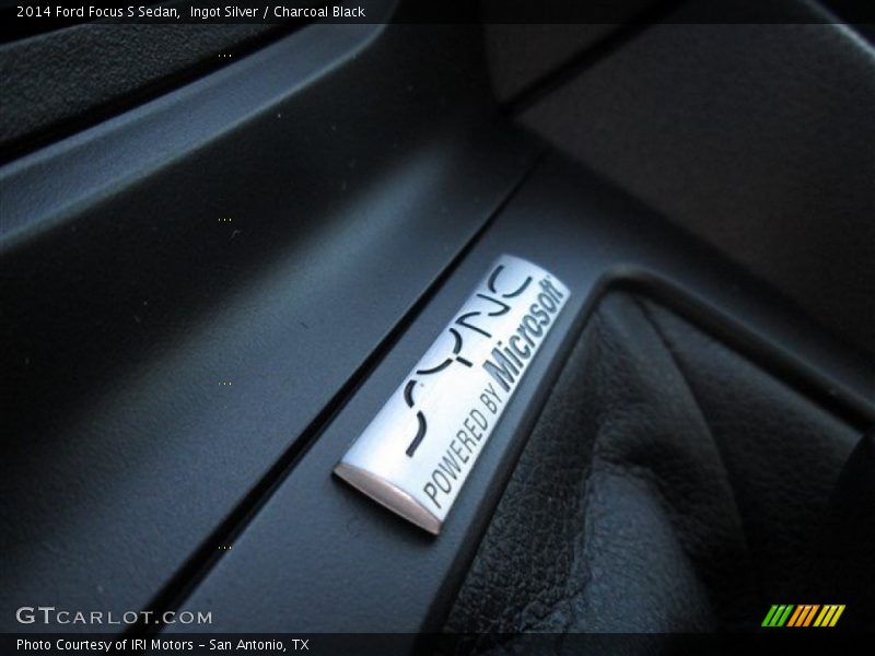 Ingot Silver / Charcoal Black 2014 Ford Focus S Sedan