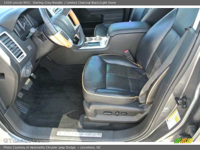 Sterling Grey Metallic / Limited Charcoal Black/Light Stone 2009 Lincoln MKX