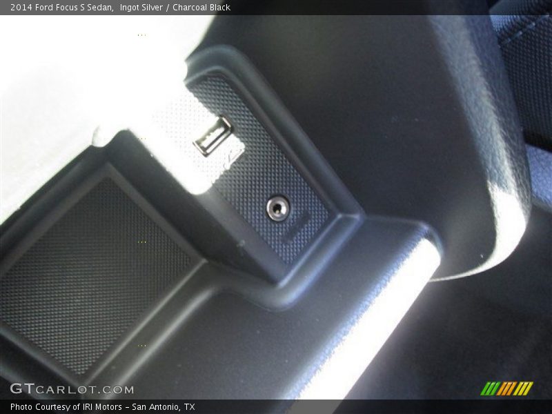 Ingot Silver / Charcoal Black 2014 Ford Focus S Sedan