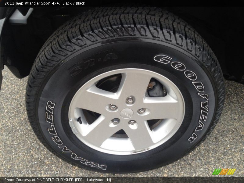 Black / Black 2011 Jeep Wrangler Sport 4x4