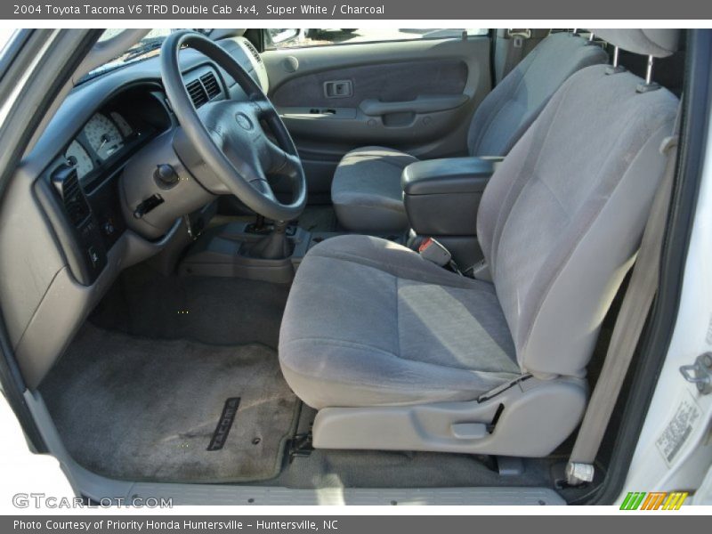 Super White / Charcoal 2004 Toyota Tacoma V6 TRD Double Cab 4x4