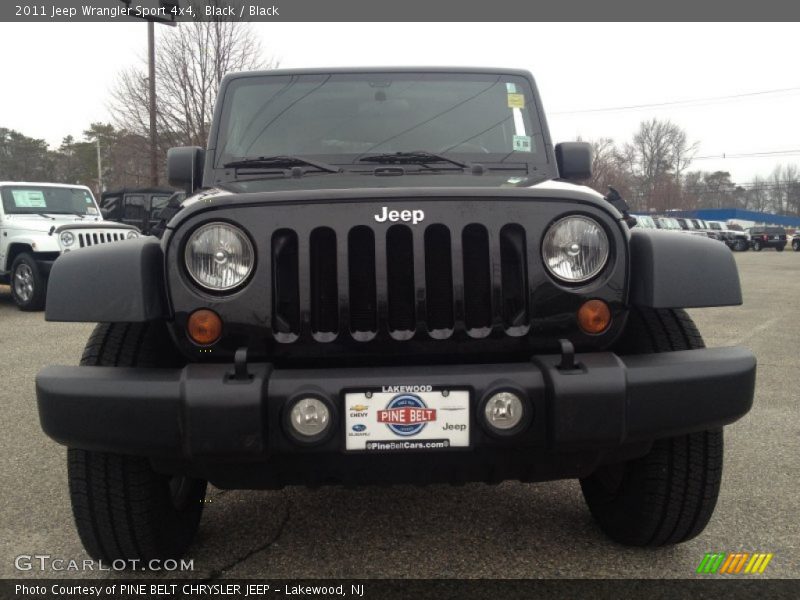 Black / Black 2011 Jeep Wrangler Sport 4x4