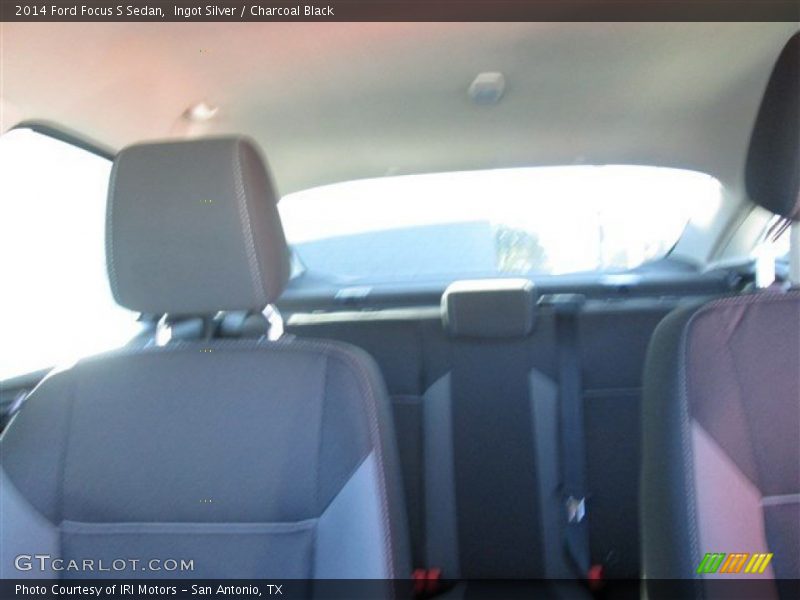 Ingot Silver / Charcoal Black 2014 Ford Focus S Sedan