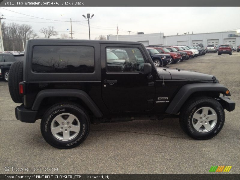 Black / Black 2011 Jeep Wrangler Sport 4x4