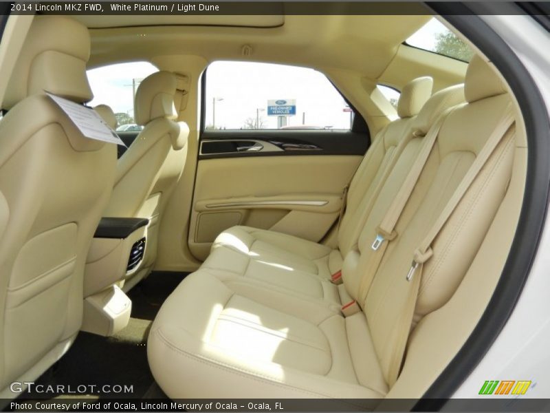 Rear Seat of 2014 MKZ FWD