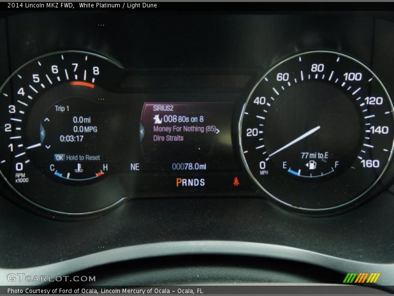  2014 MKZ FWD FWD Gauges