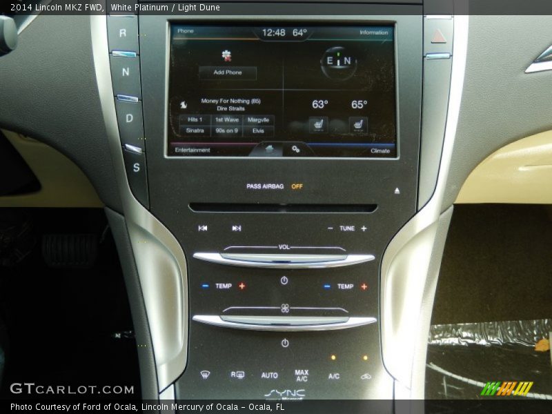 Controls of 2014 MKZ FWD