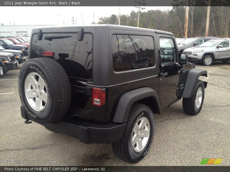 Black / Black 2011 Jeep Wrangler Sport 4x4