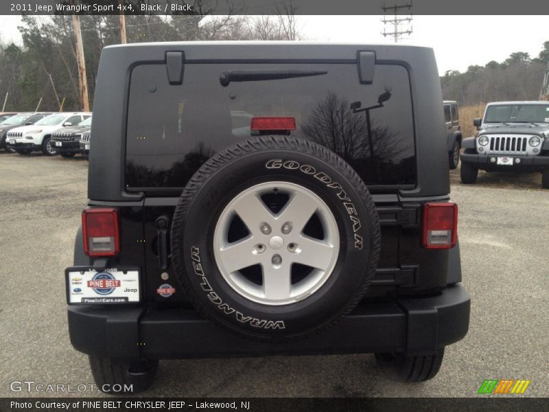 Black / Black 2011 Jeep Wrangler Sport 4x4