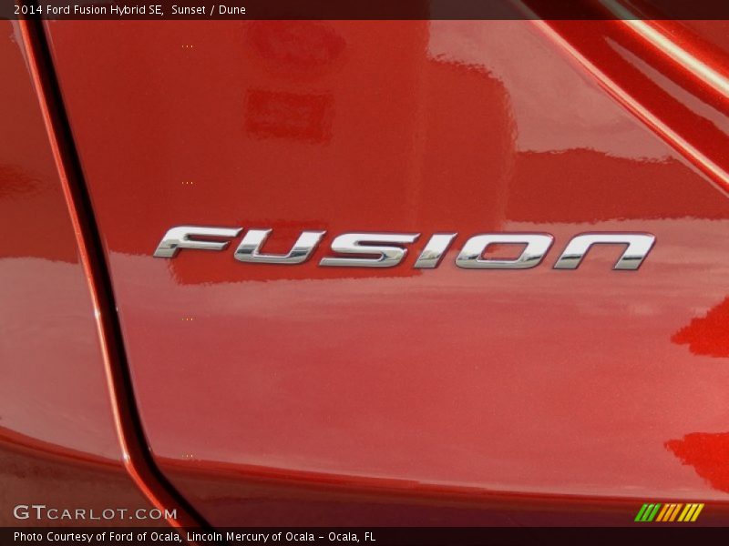 Sunset / Dune 2014 Ford Fusion Hybrid SE