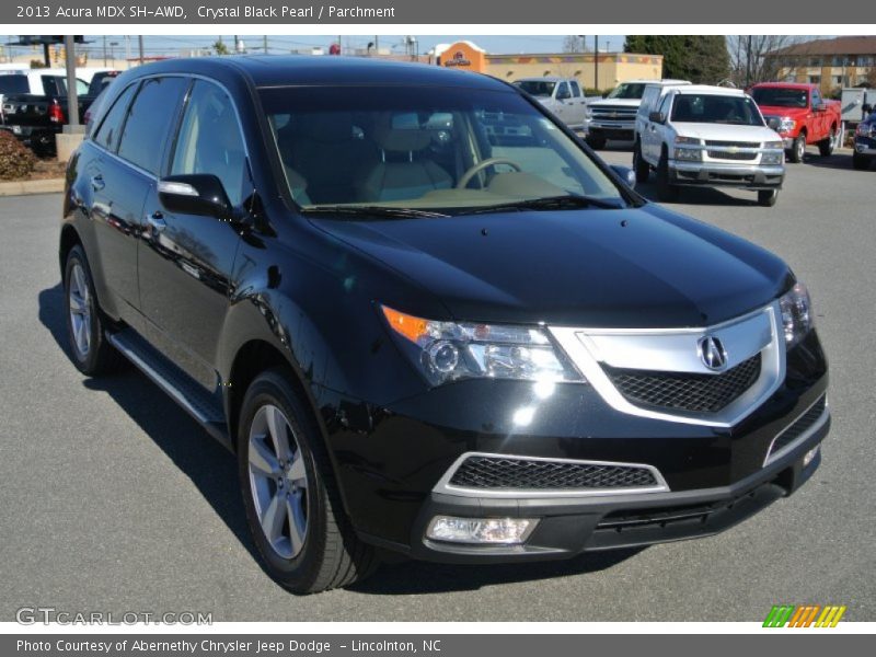 Crystal Black Pearl / Parchment 2013 Acura MDX SH-AWD