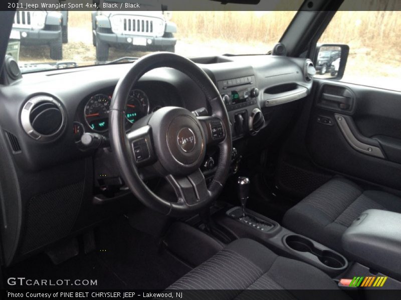 Black / Black 2011 Jeep Wrangler Sport 4x4