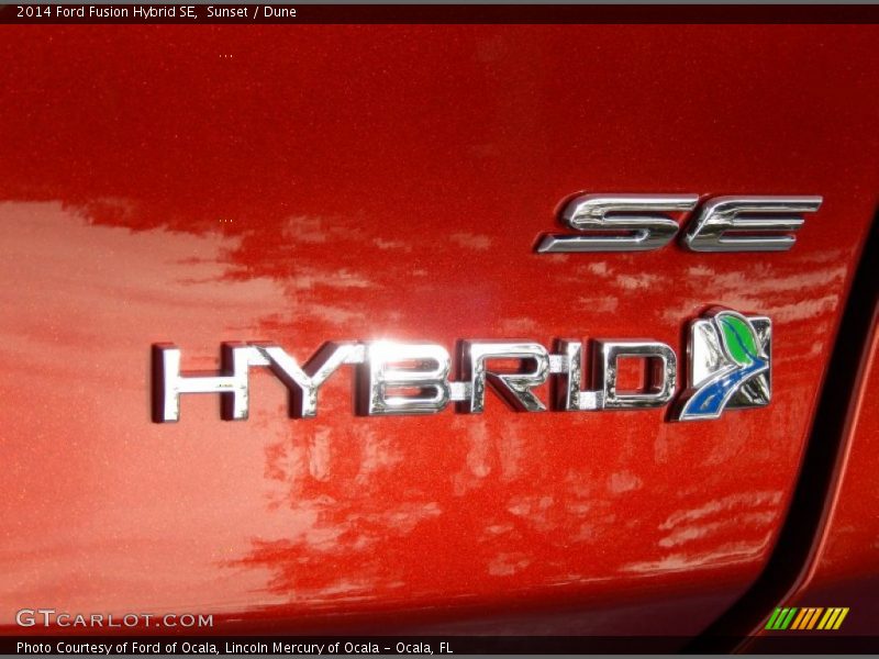 Sunset / Dune 2014 Ford Fusion Hybrid SE