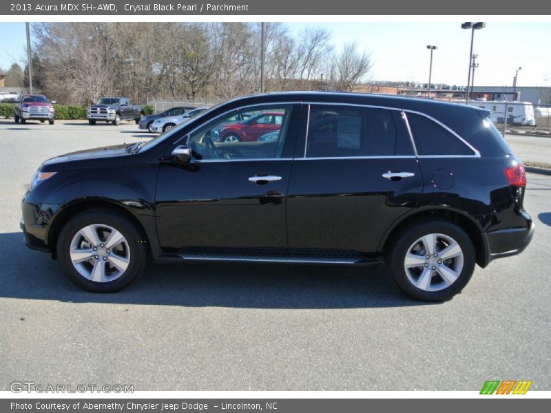 Crystal Black Pearl / Parchment 2013 Acura MDX SH-AWD