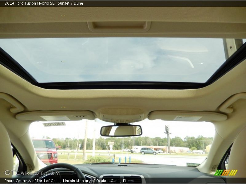 Sunset / Dune 2014 Ford Fusion Hybrid SE