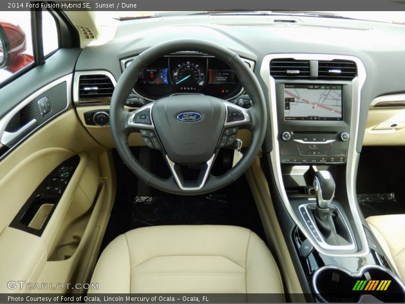 Sunset / Dune 2014 Ford Fusion Hybrid SE