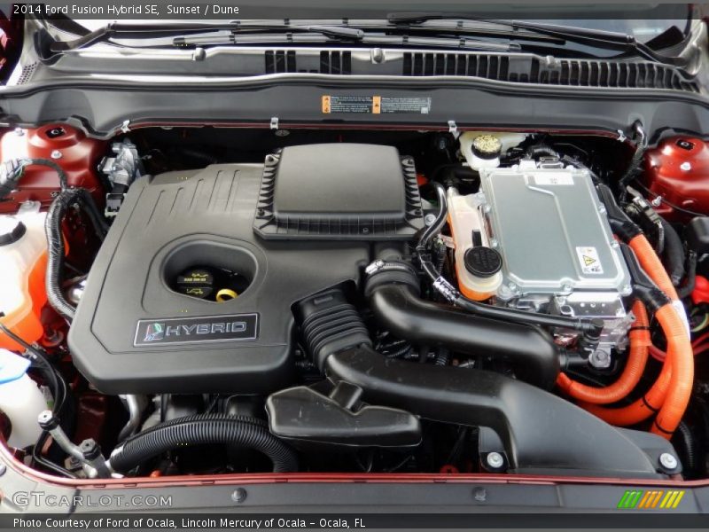 Sunset / Dune 2014 Ford Fusion Hybrid SE