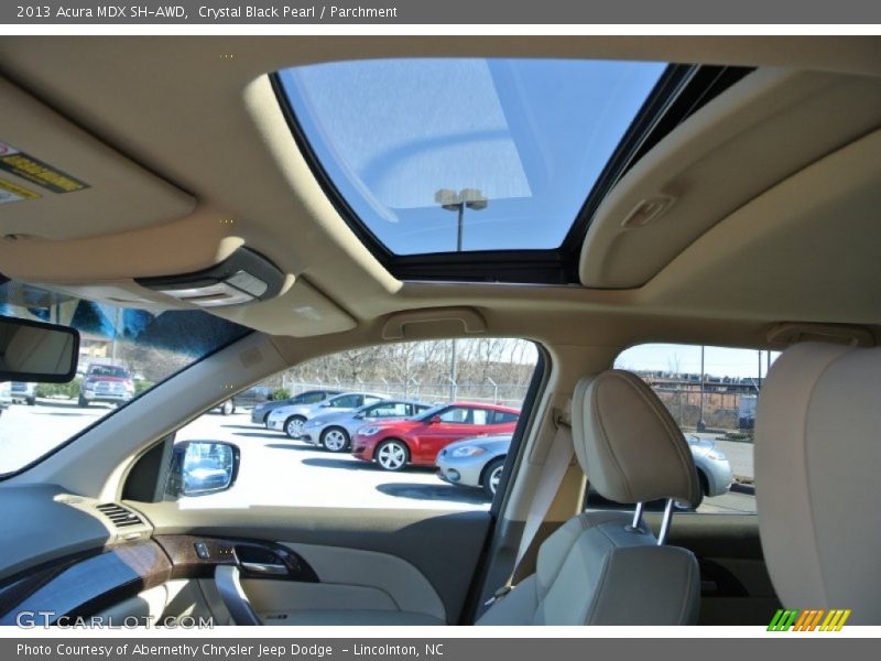 Crystal Black Pearl / Parchment 2013 Acura MDX SH-AWD
