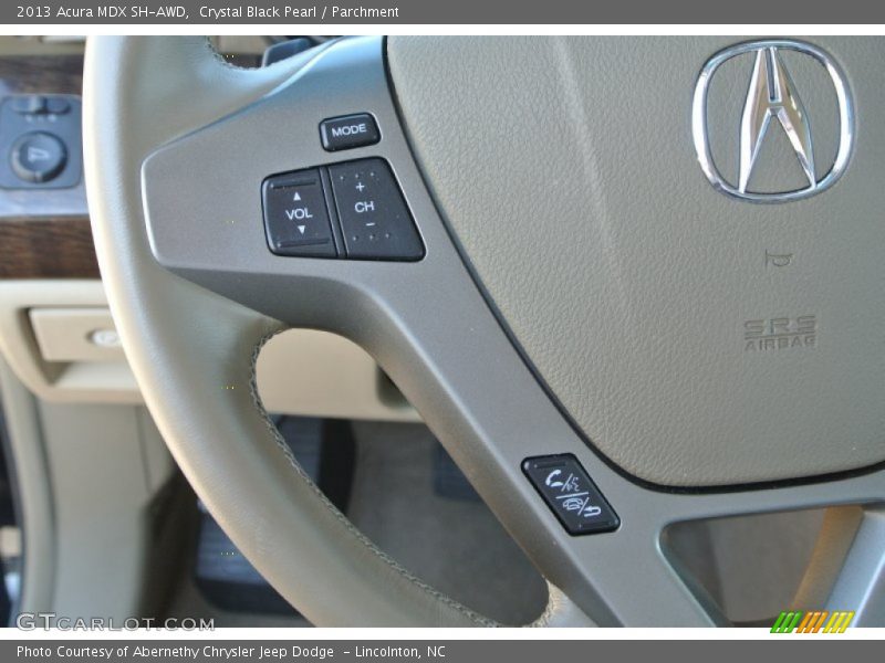 Crystal Black Pearl / Parchment 2013 Acura MDX SH-AWD