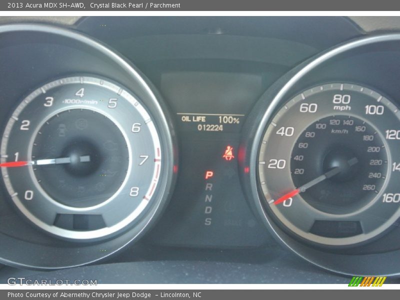 Crystal Black Pearl / Parchment 2013 Acura MDX SH-AWD