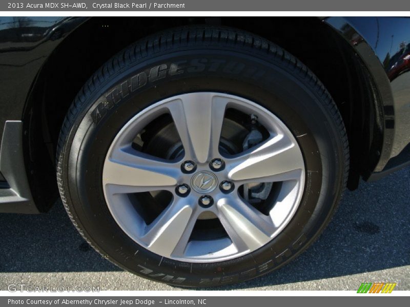 Crystal Black Pearl / Parchment 2013 Acura MDX SH-AWD