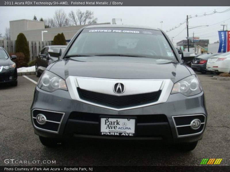 Polished Metal Metallic / Ebony 2011 Acura RDX Technology SH-AWD