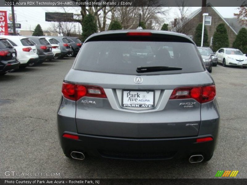 Polished Metal Metallic / Ebony 2011 Acura RDX Technology SH-AWD